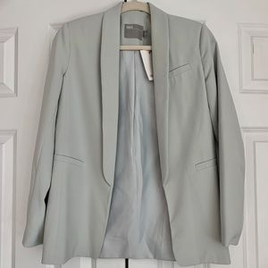 NWT ASOS Mint Blue Grey Blazer Size US 4